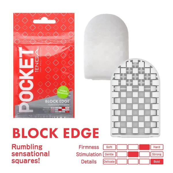Pocket Tenga Block Edge Net Tenga Vibrators
