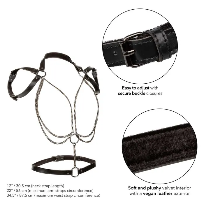 Vibrators CalExotics CalExotics Euphoria Multi Chain Halter