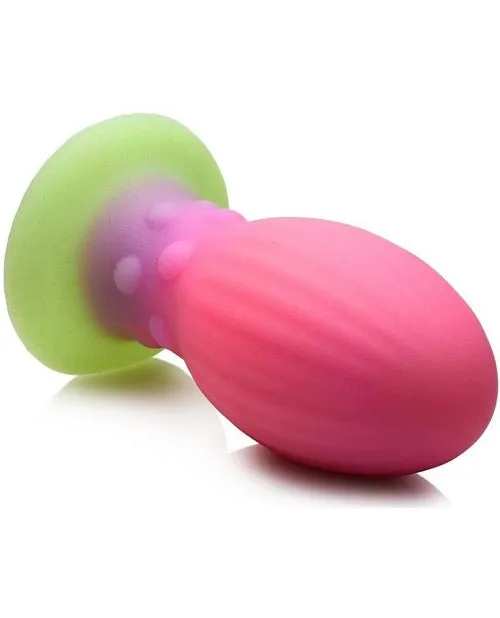 Female Sex Toys Creature Cocks Xeno Egg Glow in the Dark Silicone Plug XR Brands