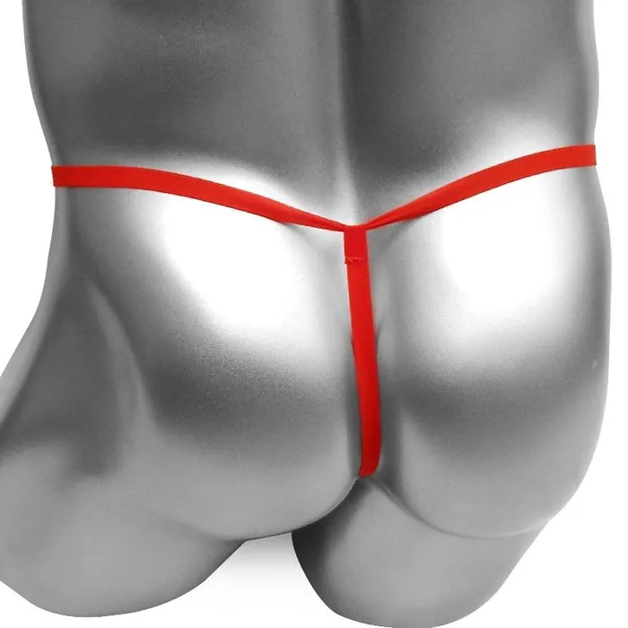 Vibrators CHASTITY CAGE CO Pearls Sissy GString