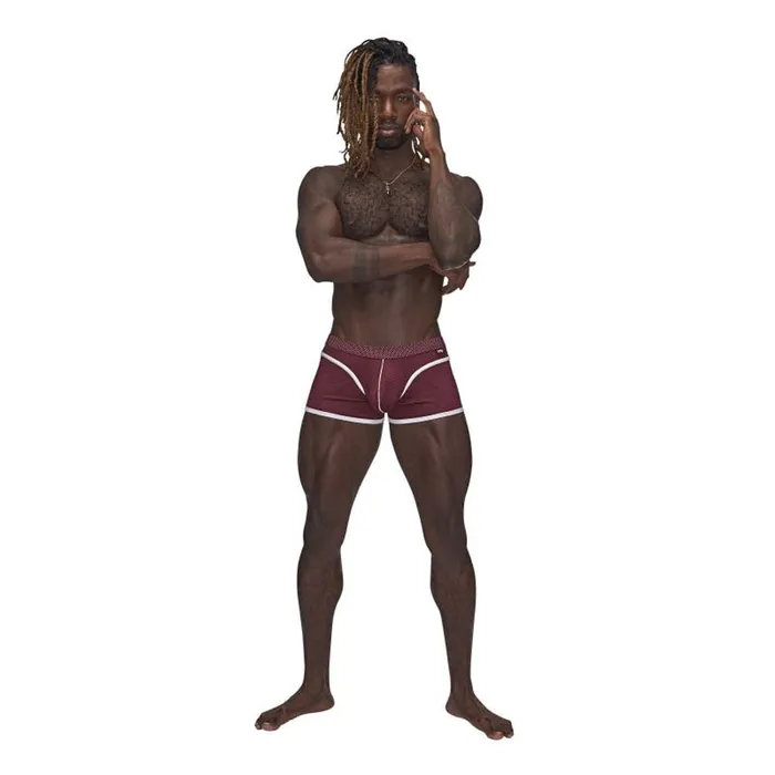 Male Power Male Sex Toys Sport Mesh Sport Short Large Burgundy