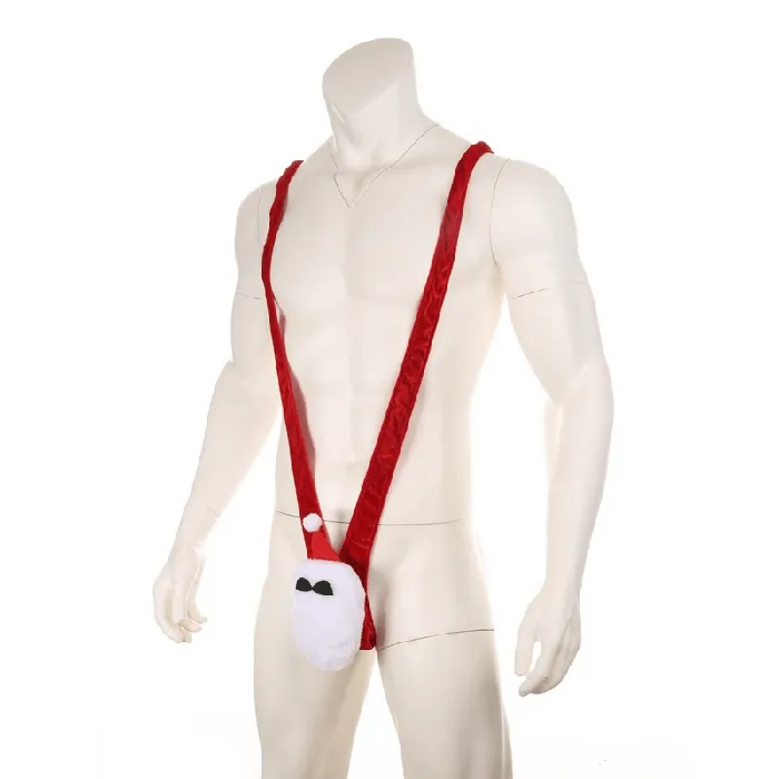Mens Sexy Santa Briefs Male Erotic Underwear Cosplay Costume for Men EVEs SECRETS Male Sex Toys