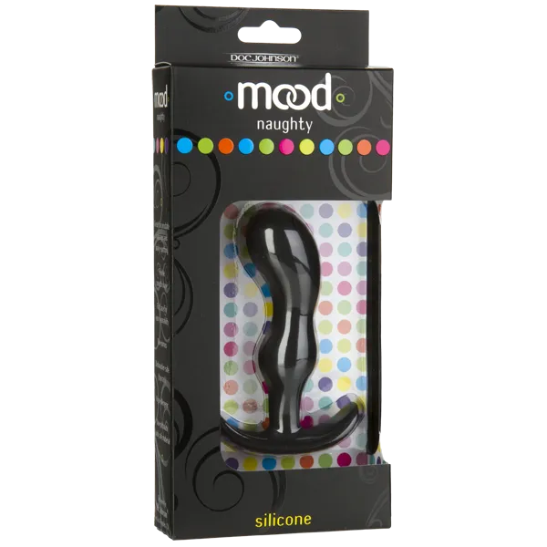 Mood Naughty 2 35 Silicone Plug Medium Black Doc Johnson Anal