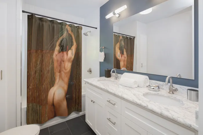 Vibrators Printify COLT Man Shower Curtain Carlo Masi