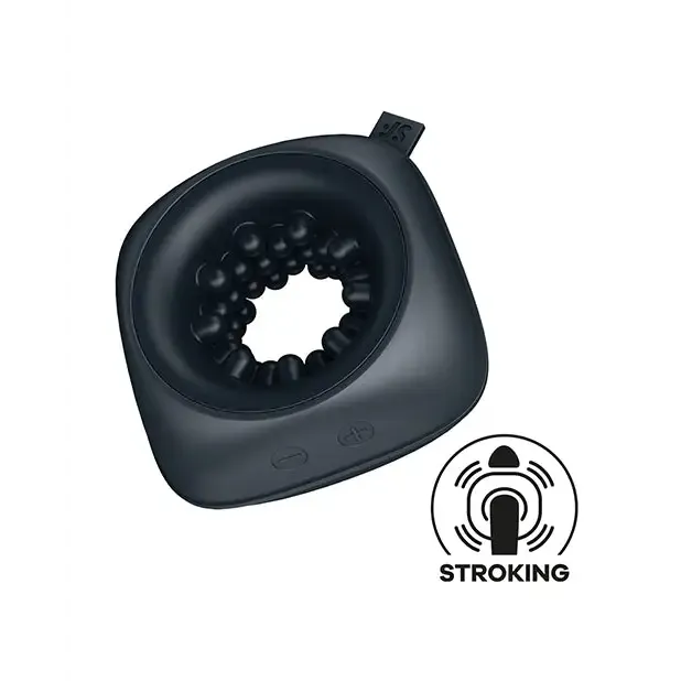 Male Sex Toys Satisfyer Ring Stroker Black Satisfyer