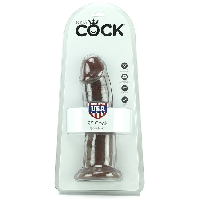 Pipedream Dildos King Cock 9 Inch Dildo in Brown Pipedream Dildos King Cock 9 Inch Dildo in Brown