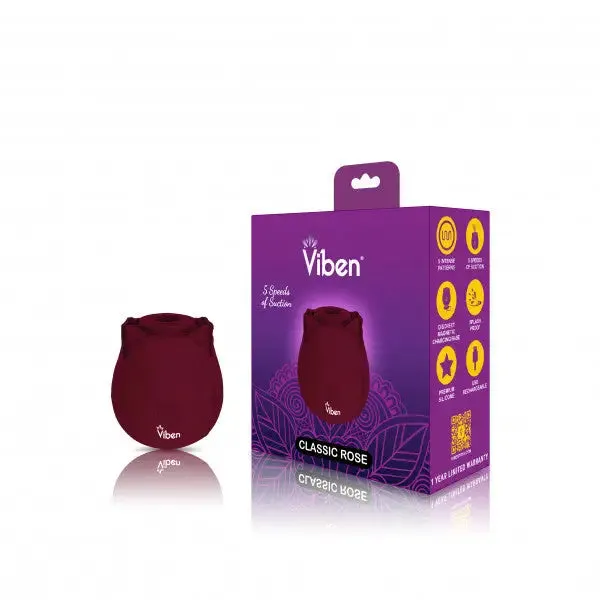 Viben Zen Classic Rose Ruby Viben Vibrators Viben Zen Classic Rose Ruby Viben Vibrators