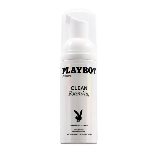 Vibrators Playboy Pleasure Clean Foaming Toy Cleaner 17 oz Evolved Novelties INC Vibrators Playboy Pleasure Clean Foaming Toy Cleaner 17 oz Evolved Novelties INC