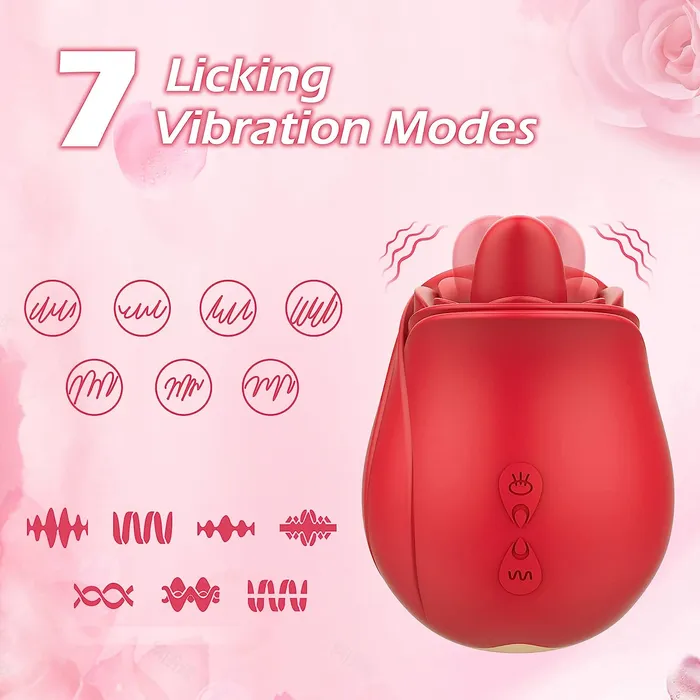 Amovibe Female Sex Toys Rose Sex Stimulator for Women