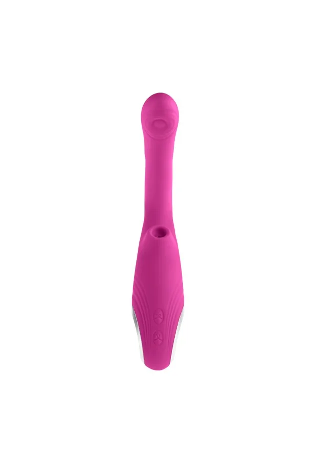 Evolved Strike A Pose Poseable Tapping Suction Vibrator Pink Evolved Vibrators