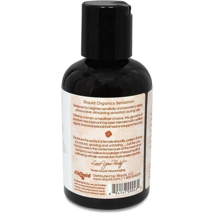 Sliquid Female Sex Toys Sliquid Organics Sensation AloeBased Warming Lube