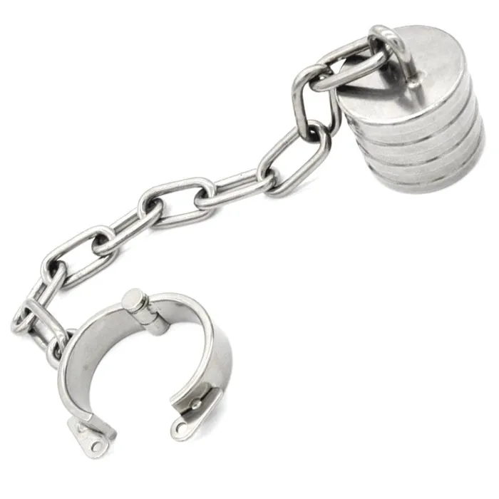 No Frills Metallic Scrotum Penis Stretcher Weight Lovegasm Vibrators
