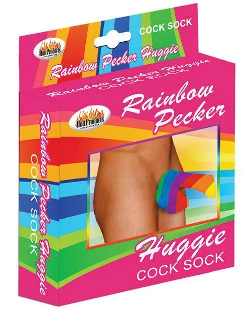 Hott Products Anal Rainbow Pecker Huggie Sock