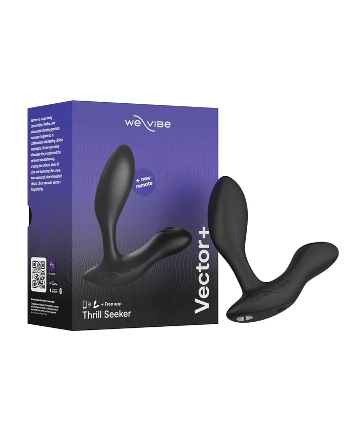 WeVibe Vector Charcoal Black Wow Tech Vibrators