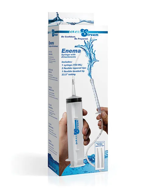 Xr LLC Vibrators Cleanstream Enema Syringe wAttachments