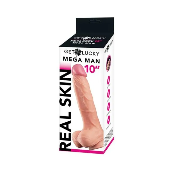 Get Lucky 10inch Silicone Dong Light Thank Me Now Dildos
