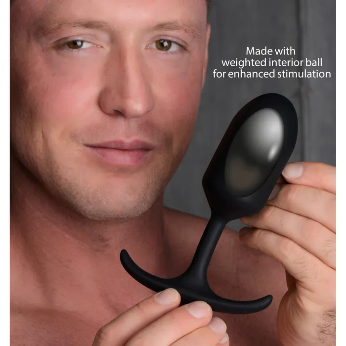Male Sex Toys Heavy Hitters Premium Silicone Weighted Anal Plug Large