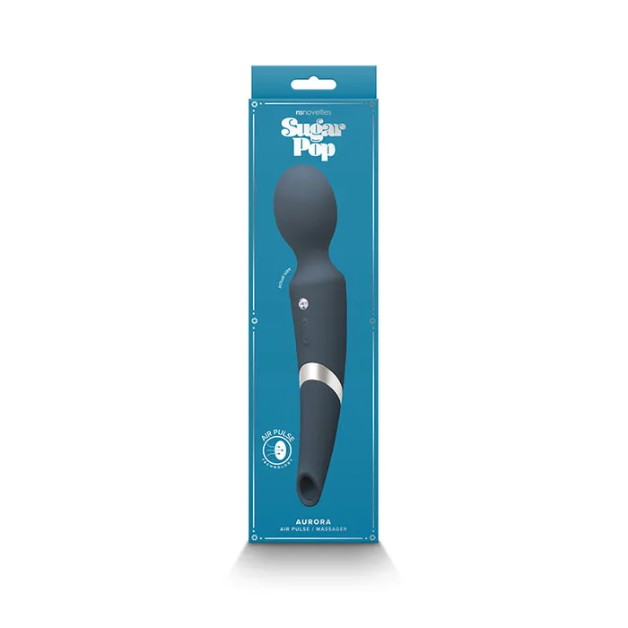 New Sensations Novelties Inc Vibrators Sugar Pop Aurora Air Pulse Massager Blue New Sensations Novelties Inc Vibrators Sugar Pop Aurora Air Pulse Massager Blue