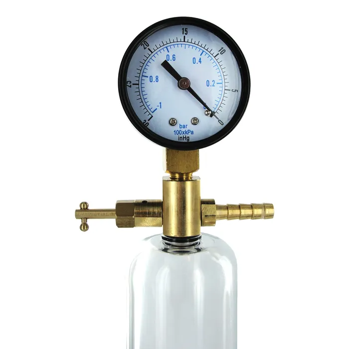 Size Matters Male Sex Toys Deluxe Electric Pump with Cylinder and Gauge