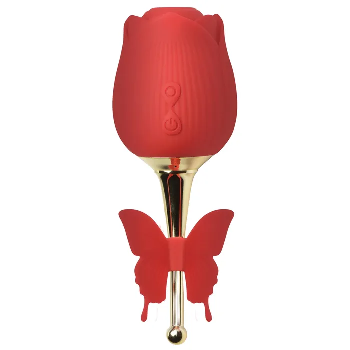 Vibrators Bloomgasm Bloomgasm Flutter Rose Sucking Rose w Butterfly Teaser