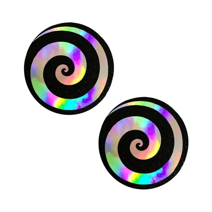 Vibrators Neva Nude LLC Neva Nude Pasty Spiral Holographic
