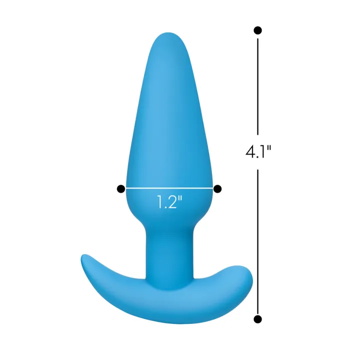 XR Brand Male Sex Toys BANG ULTRA ANAL PLUG WITH REMOTE BLUE