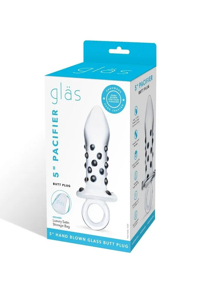 Anal Glas Glas Pacifier Butt Plug