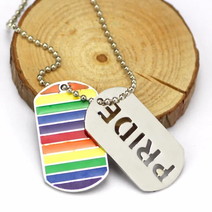 Anal SHEAUTY Jewellery Store Rainbow Pride Dog Tags