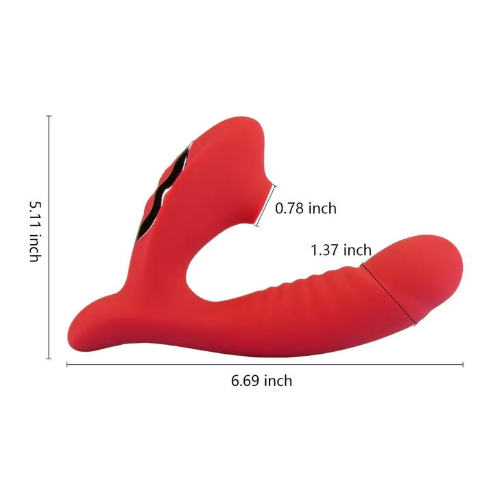Clitoral Stimulators GSpot Vibe with 10 Vibration Mode 5 Suction Mode Earlypeach Female Sex Toys Clitoral Stimulators GSpot Vibe with 10 Vibration Mode 5 Suction Mode Earlypeach Female Sex Toys
