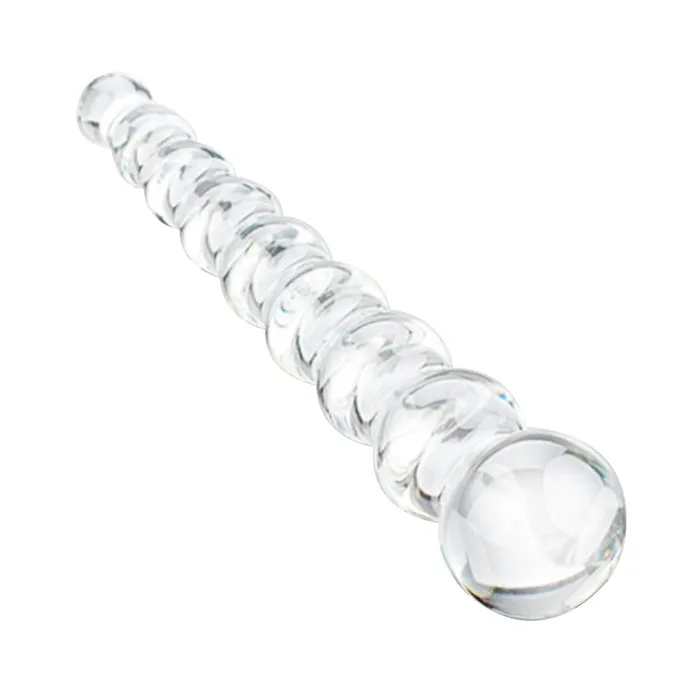 Dildos Love Plugs Slim Bumpy Glass Anal Dildo