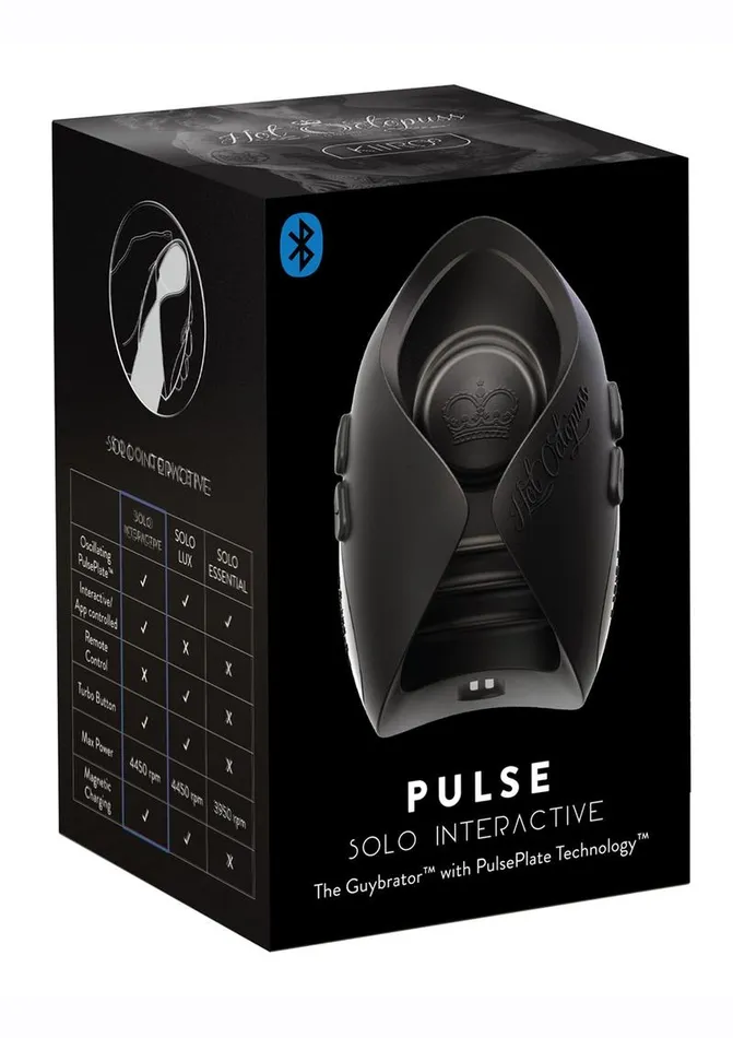 Kiiroo Male Sex Toys Kiiroo Hot Octopuss Pulse Solo Interactive Silicone Rechargeable Masturbator