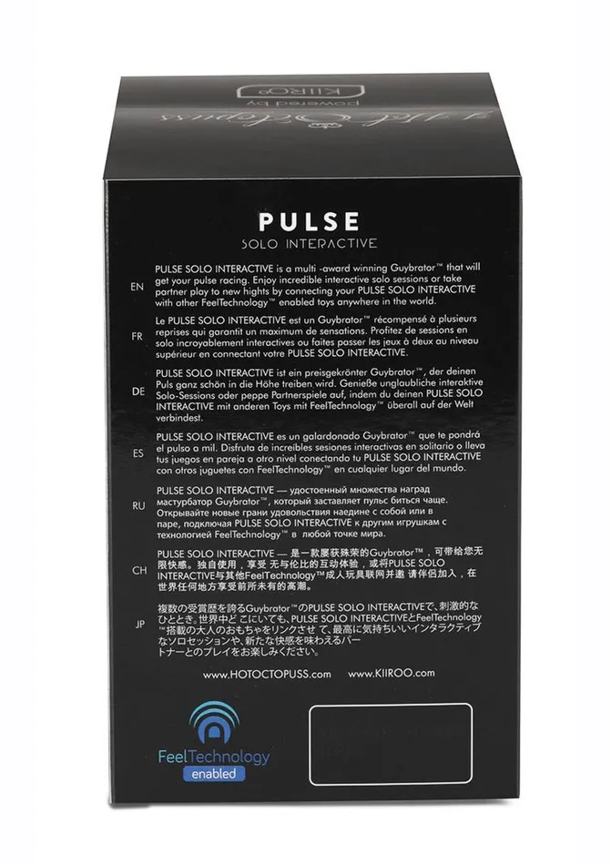Kiiroo Male Sex Toys Kiiroo Hot Octopuss Pulse Solo Interactive Silicone Rechargeable Masturbator