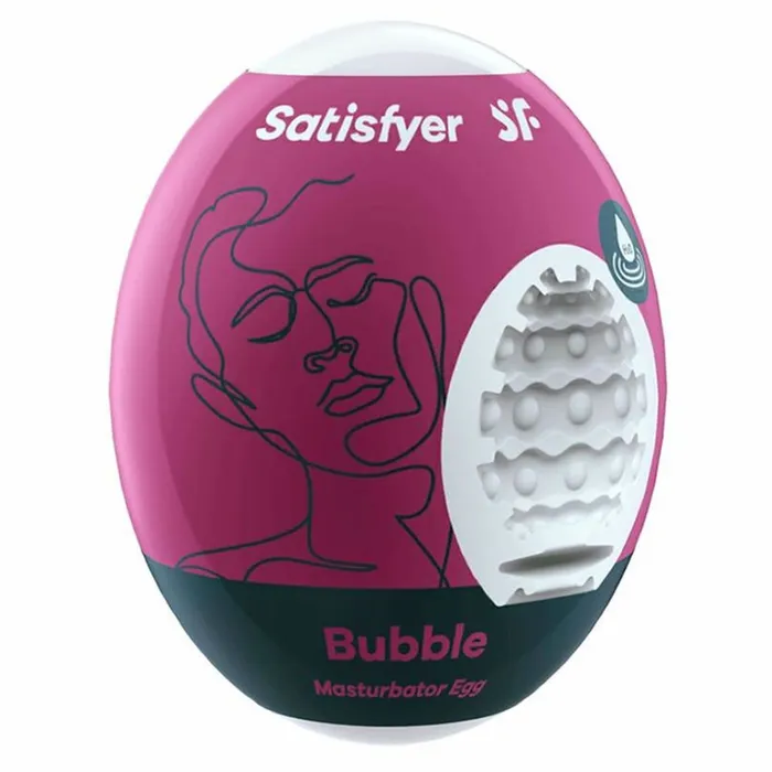 Satisfyer Vibrators Satisfyer Masturbator Egg Bubble Pink