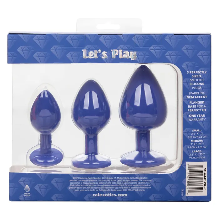 CalExotics Vibrators Cheeky Gems Purple