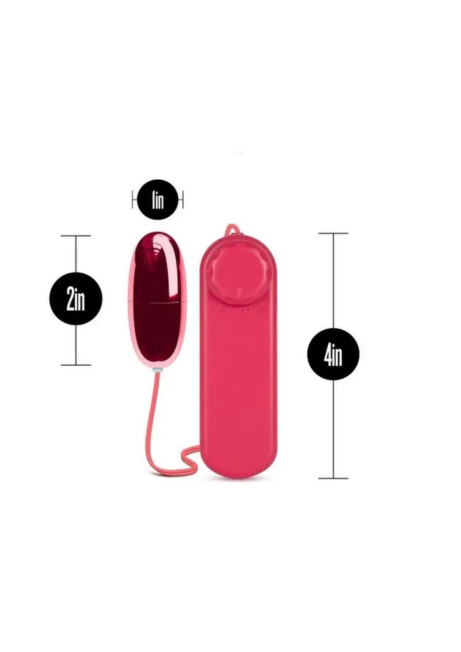 Female Sex Toys B Yours B Yours Power Bullet with Remote Control Cerise