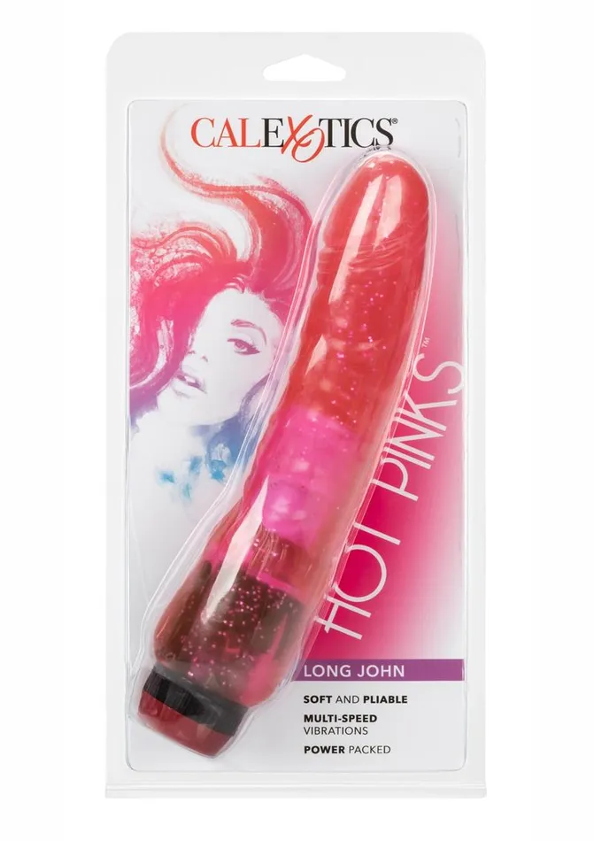 Hot Pinks Vibrators Hot Pinks Long John Vibrating Dildo