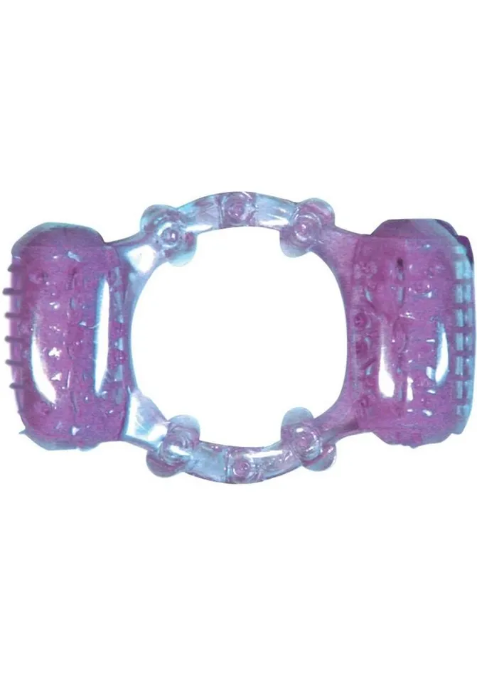 Humm Dinger Double Dinger Dual Vibrating Cockring Hott Products Female Sex Toys Humm Dinger Double Dinger Dual Vibrating Cockring Hott Products Female Sex Toys