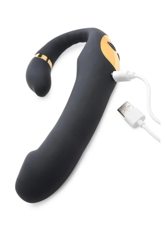 Inmi Female Sex Toys Inmi 10x Pleasure Pose Vibe with Clit Stimulator Silicone Rechargeable Vibrator