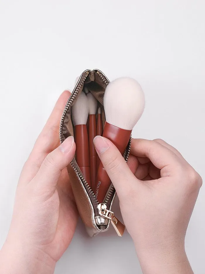 Male Sex Toys cj Super Soft Beginner Mini Makeup Brush Set