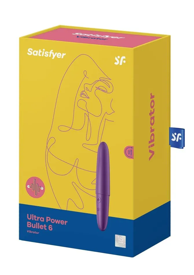 Satisfyer Ultra Power Bullet 6 Rechargeable Silicone Bullet Vibrator Satisfyer Female Sex Toys