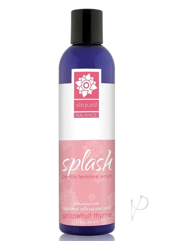 Sliquid Balance Splash Body Wash Grapefruit Thyme Sliquid Female Sex Toys
