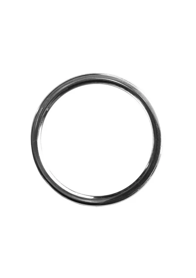 Stainless Steel Plain Cock Ring 15mm Thick Rouge Male Sex Toys