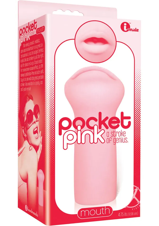 The 9s Pocket Pink Mini Mouth Masturbator THE 9S Male Sex Toys