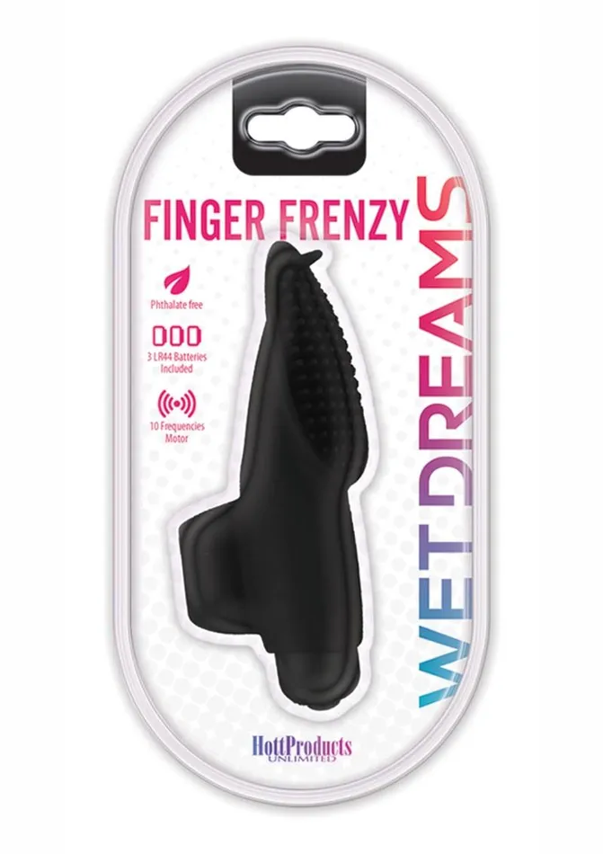 Vibrators Wet Dreams Wet Dreams Finger Frenzy Play Vibe Waterproof